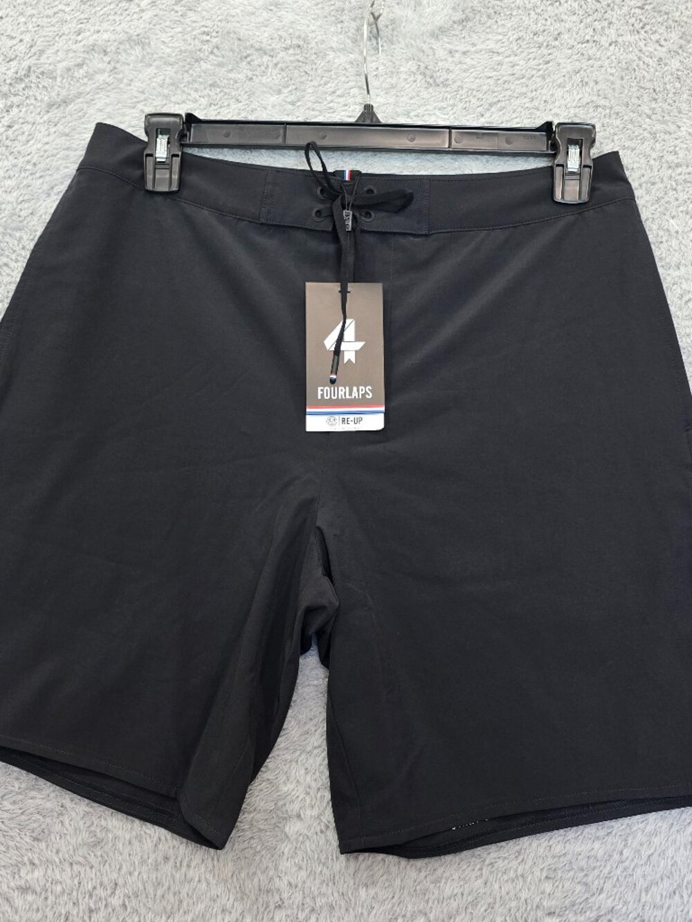 FOURLAPS Four Laps 4 Men's Board Short Size 33 Black NEW NWT Beach Resort Wear